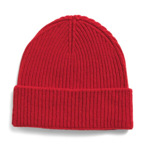 NEW TESMA Made In Italy Recycled Cashmere And Wool Blend Ribbed Beanie 1025 2m1 - Picture 1 of 3